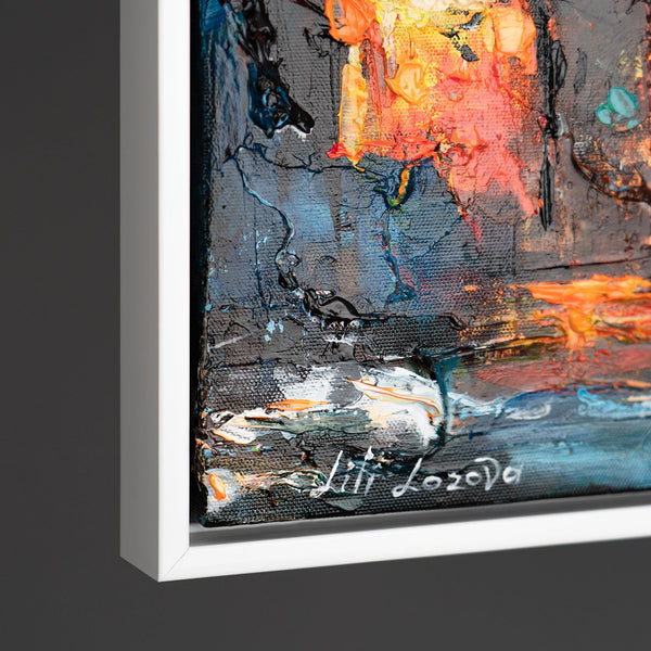 Das Gemälde "Gemütlichkeit in Paris" romantische Atmosphäre der Stadt der Liebe