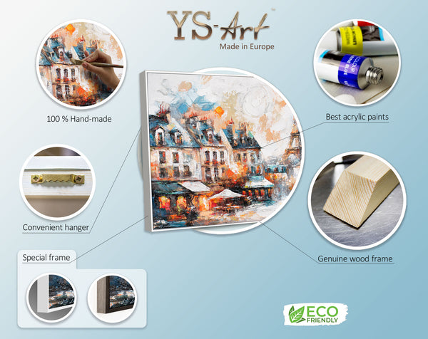 Das Gemälde "Gemütlichkeit in Paris" romantische Atmosphäre der Stadt der Liebe