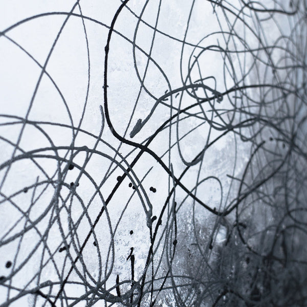 Gemälde „Unbeschwertes Schaf“ – verspieltes Motiv im minimalistischen Stil