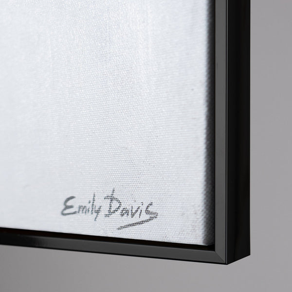 Gemälde „Unbeschwertes Schaf“ – verspieltes Motiv im minimalistischen Stil