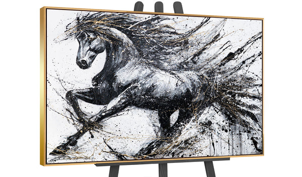 Gemälde „Energie der Geschwindigkeit“ Dynamik und Kraft in jedem Pinselstrich