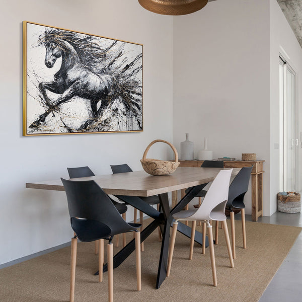 Gemälde „Energie der Geschwindigkeit“ Dynamik und Kraft in jedem Pinselstrich