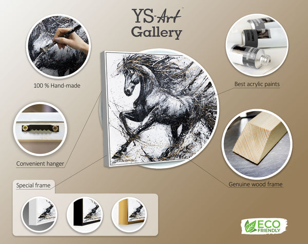 Gemälde „Energie der Geschwindigkeit“ Dynamik und Kraft in jedem Pinselstrich