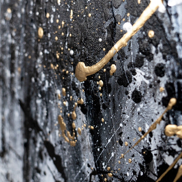 Gemälde "Zweige der Gefühle" ein abstraktes Symbol einer Einheit