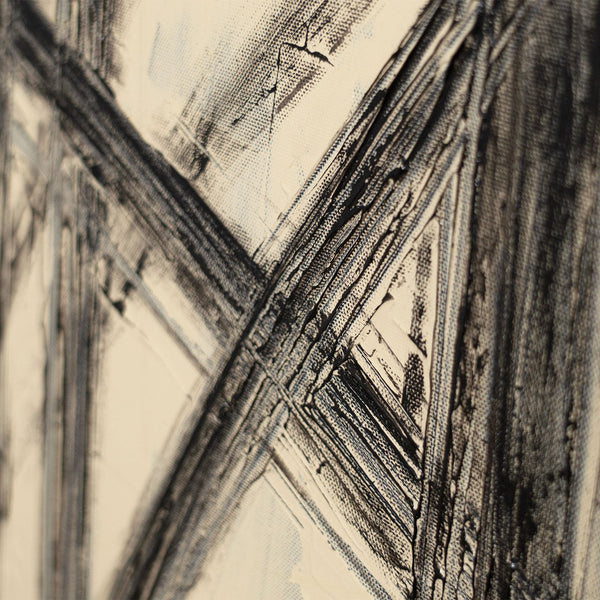 Gemälde „Parallelen und Schnittpunkte“