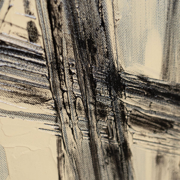 Gemälde „Parallelen und Schnittpunkte“