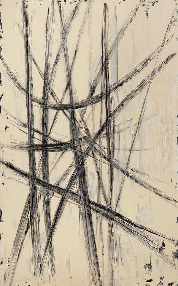 Gemälde „Parallelen und Schnittpunkte“