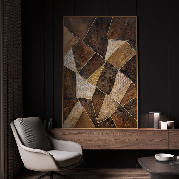 Gemälde „Geometrie des Goldes“