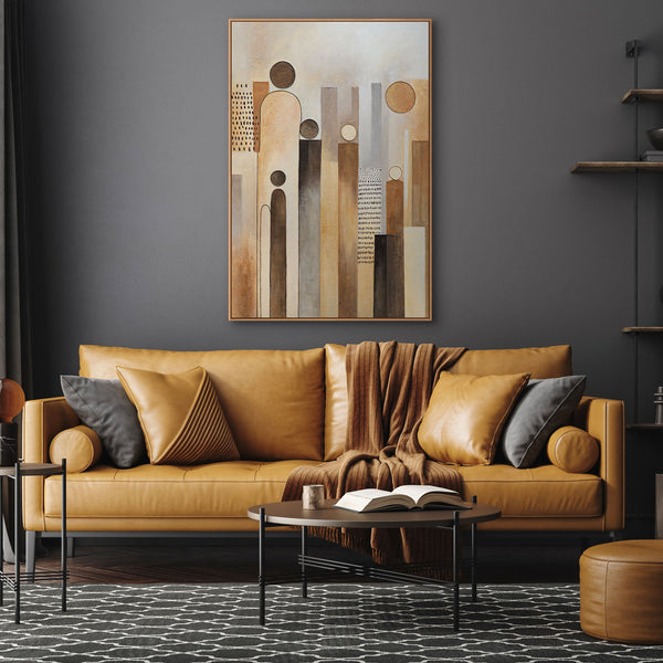 Gemälde „Die Stadt der Figuren“