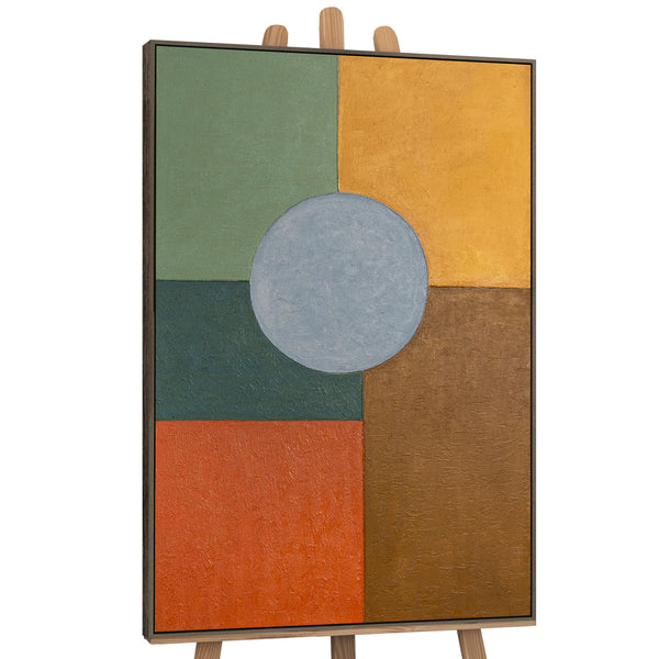 Gemälde „Warme Geometrie“