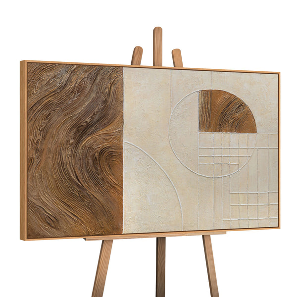 Gemälde „Linien und Kreis“