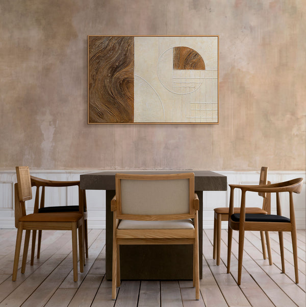 Gemälde „Linien und Kreis“