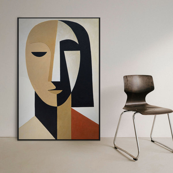 Gemälde „Die Geometrie des Gesichts“