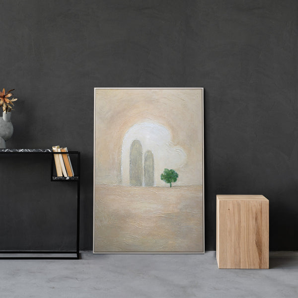 Gemälde „Grüner Akzent“