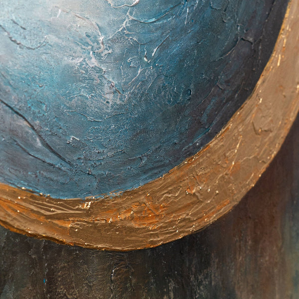 Das Gemälde „Die Wärme des Universums“ – eine moderne Abstraktion der kosmischen Harmonie