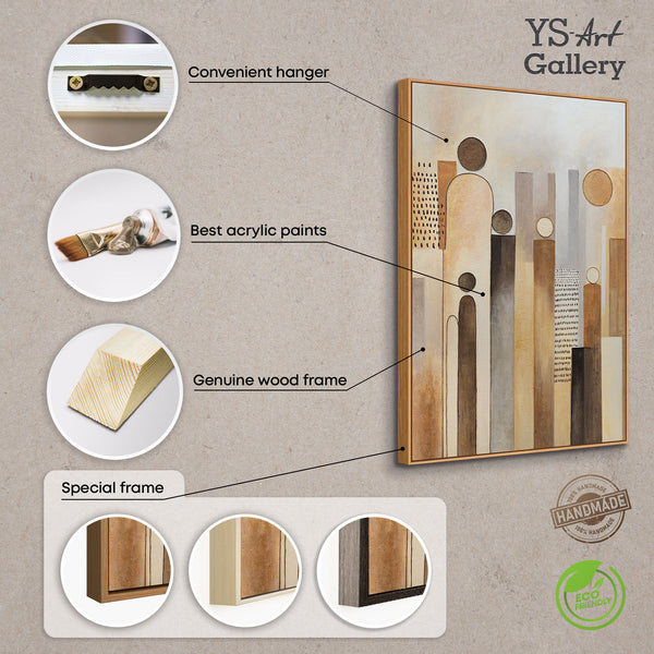 Gemälde „Die Stadt der Figuren“