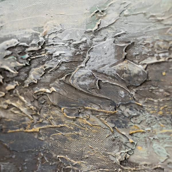 abstract landscape painting textured acrylic 