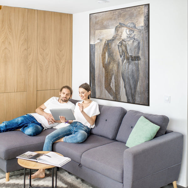 framed wall art for living room