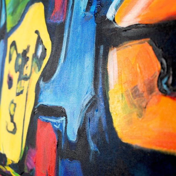 abstract canvas wall art