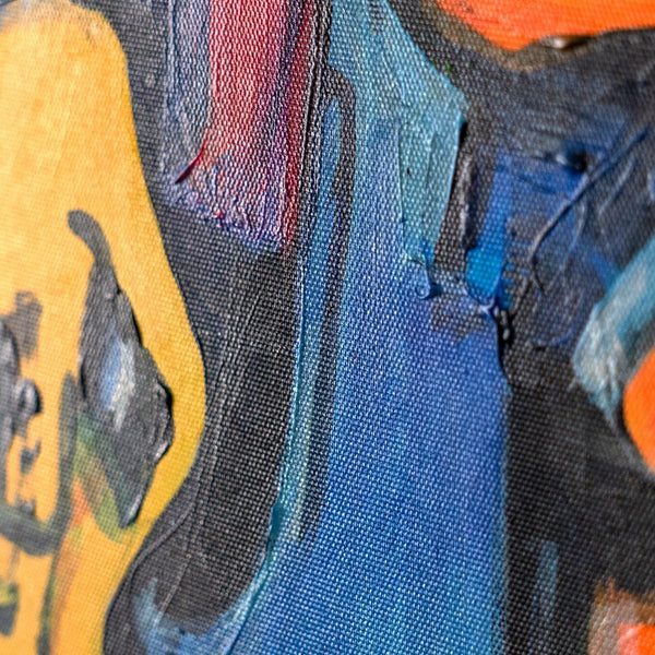 textured acrylic painting