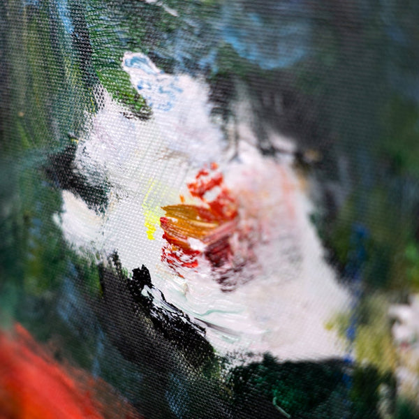 abstract flower painting