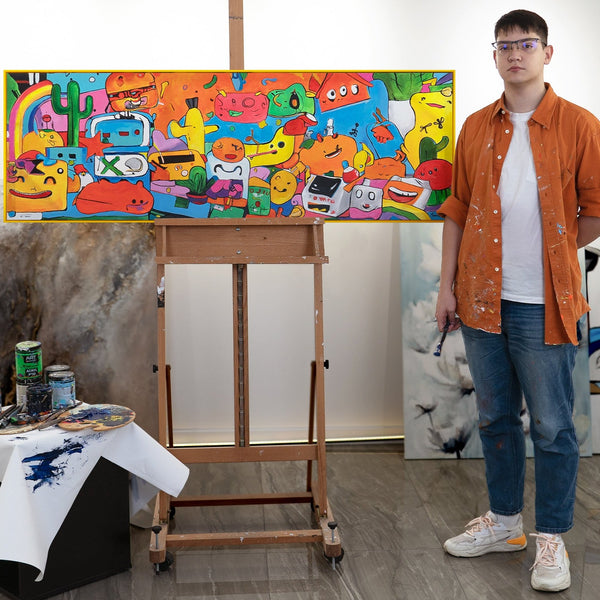 painting with acrylic on canvas contemporary art artists