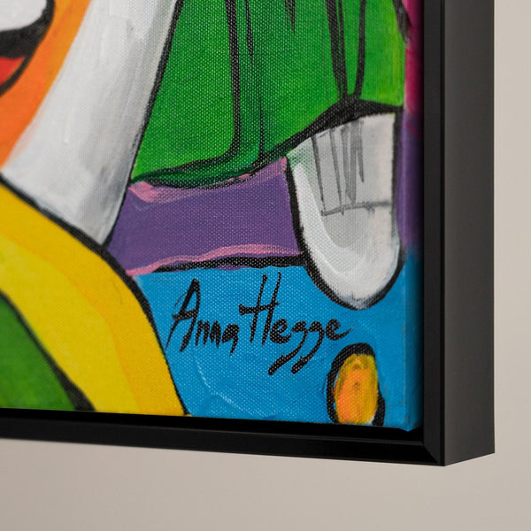 Gemälde "Fantasiewelt" moderne Abstraktion im Stil der Pop-Art