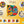 Infographic of art painting Colorful world