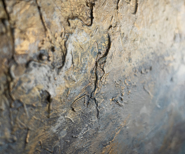 Gemälde „Die Grenze des Lichts“ abstrakte Landschaft in ruhiger Atmosphäre
