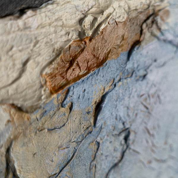 Gemälde "Ruhige Struktur" Abstraktion in einer ruhigen, neutralen Palette