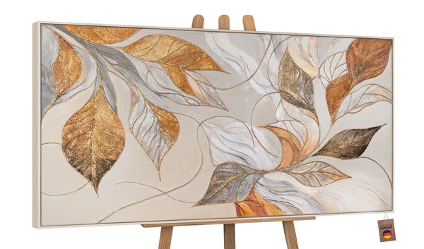 Gemälde "Naturornament" abstraktes Herbstmotiv