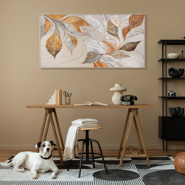 Gemälde "Naturornament" abstraktes Herbstmotiv