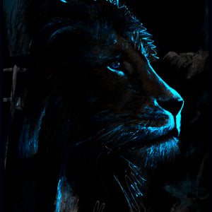 glow in the dark wall art animal home decor