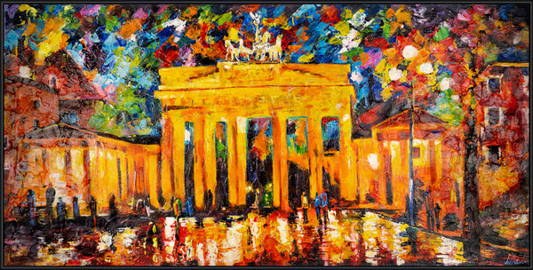 Gemälde „Brandenburger Tor“ anschaulicher Architekturklassiker