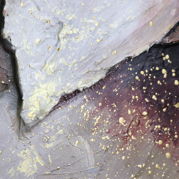 Gemälde "Pfingstrosen II" realistische Blume mit einer dreidimensionalen Textur