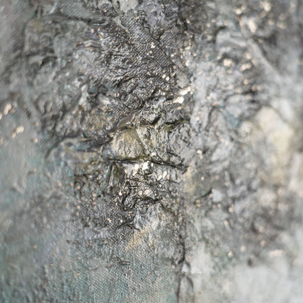 Gemälde "Symbolisches Licht" horizontale Abstraktion mit Figuren