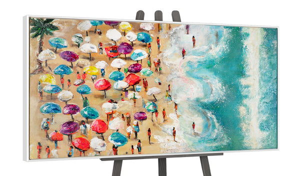 Gemälde "Strandsommer" lebendige Geschichte von oben