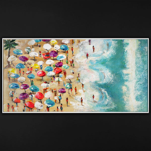 Gemälde "Strandsommer" lebendige Geschichte von oben